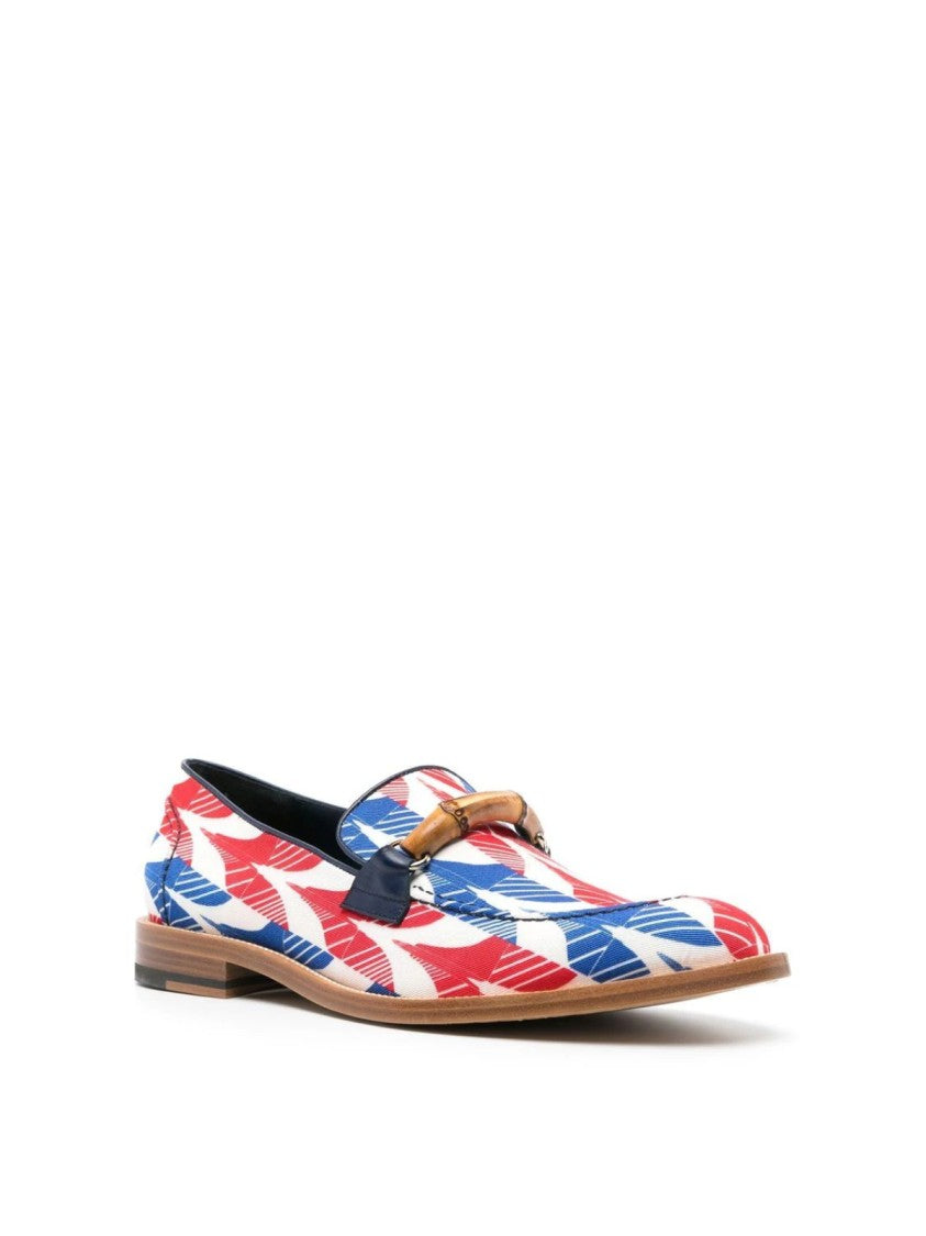 Casablanca Aviator Houndstooth Envelope Loafers