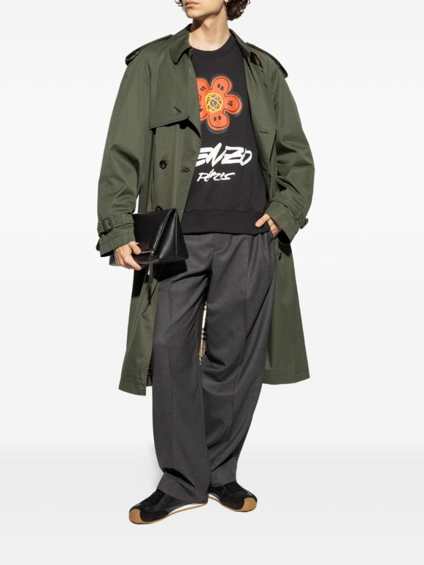 Kenzo Crew Neck Black Sweatshirt