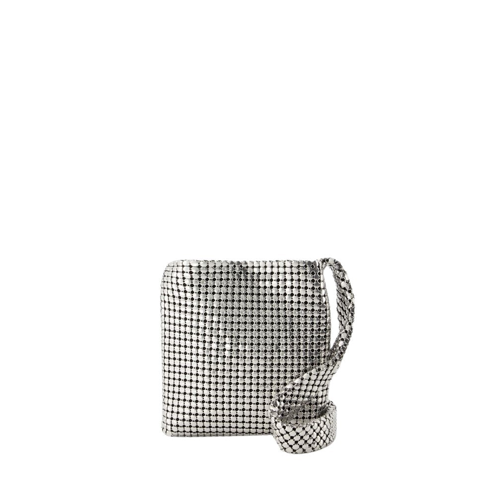 Rabanne Pixel Crossbody - Aluminum - Silver