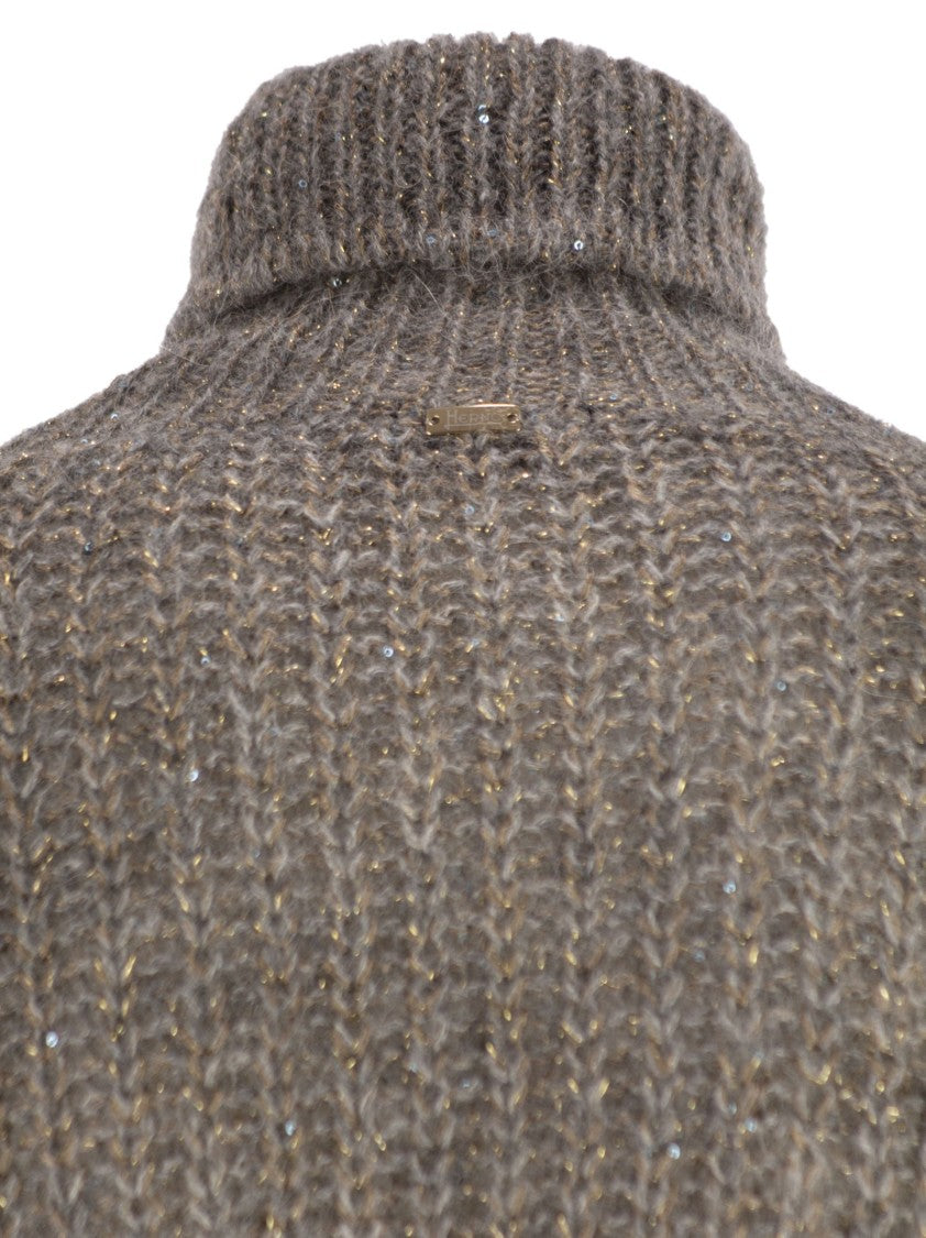 Herno Wool And Alpaca Turtleneck Jumper