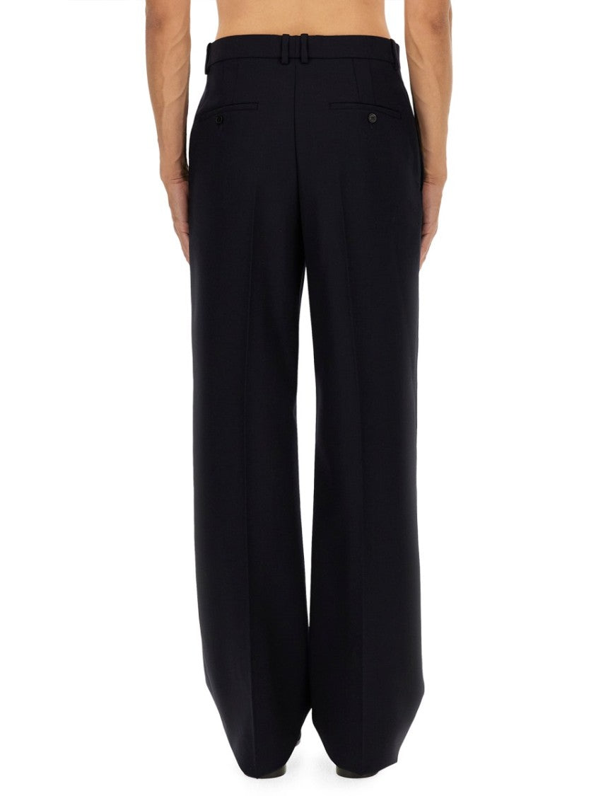 Saint Laurent High-Waisted Wide-Leg Pants With Structured Fit