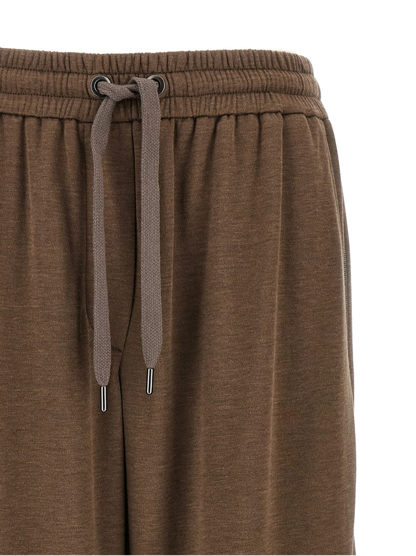 Brunello Cucinelli Shiny Trims' Joggers
