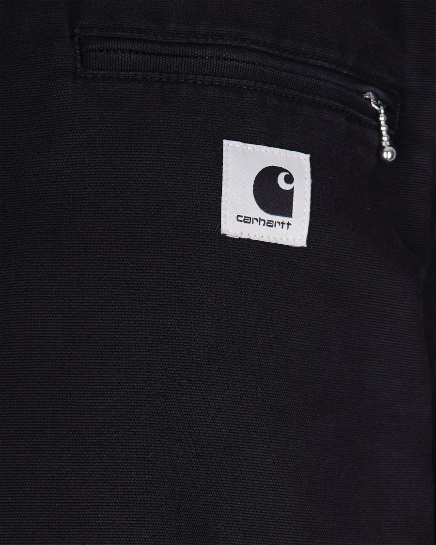 Carhartt Wip Mid-Weight Cotton Canvas Coat With Diamond Quilted Lining