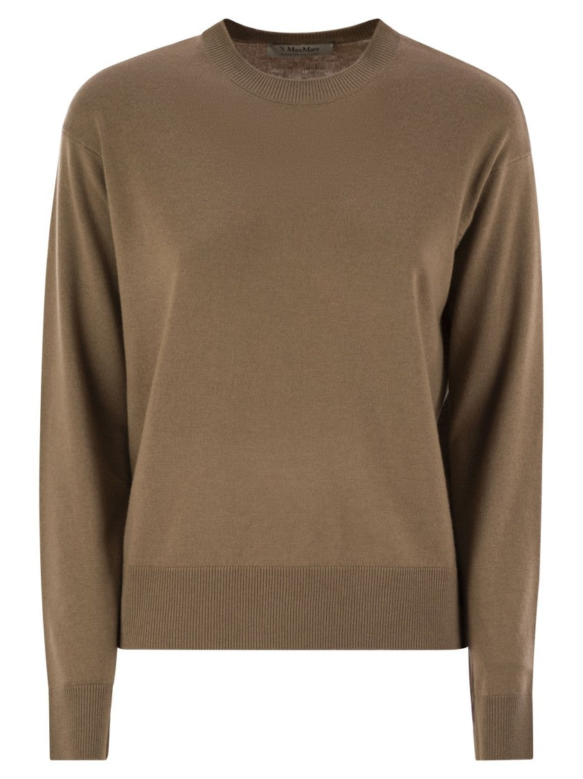 Max Mara Eco - Crew-Neck Sweater In Wool