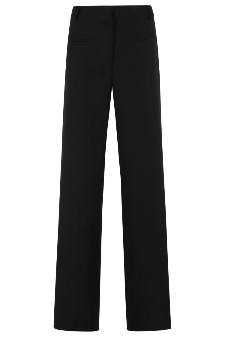 Federica Tosi Cady Trousers With Welt Pockets