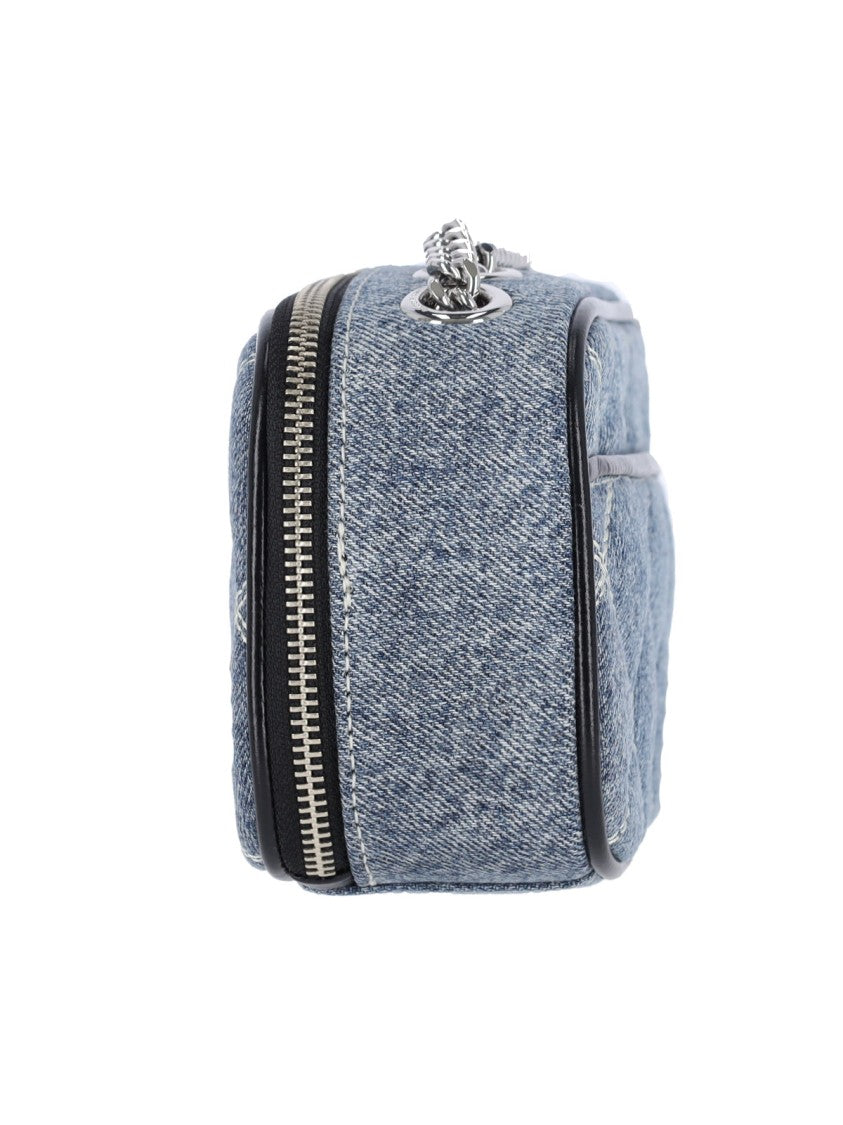Marc Jacobs The Bi-Color Snapshot Shoulder Bag – Blue