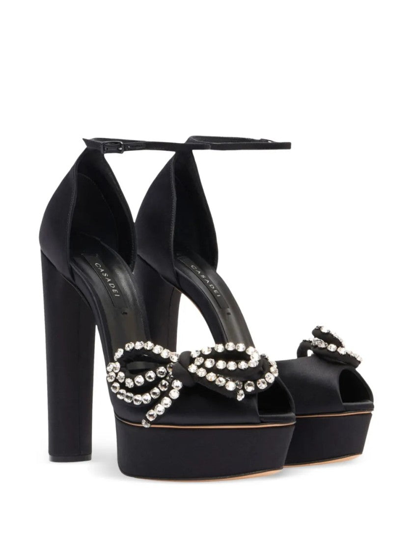 Casadei Julia Satin Platform 140