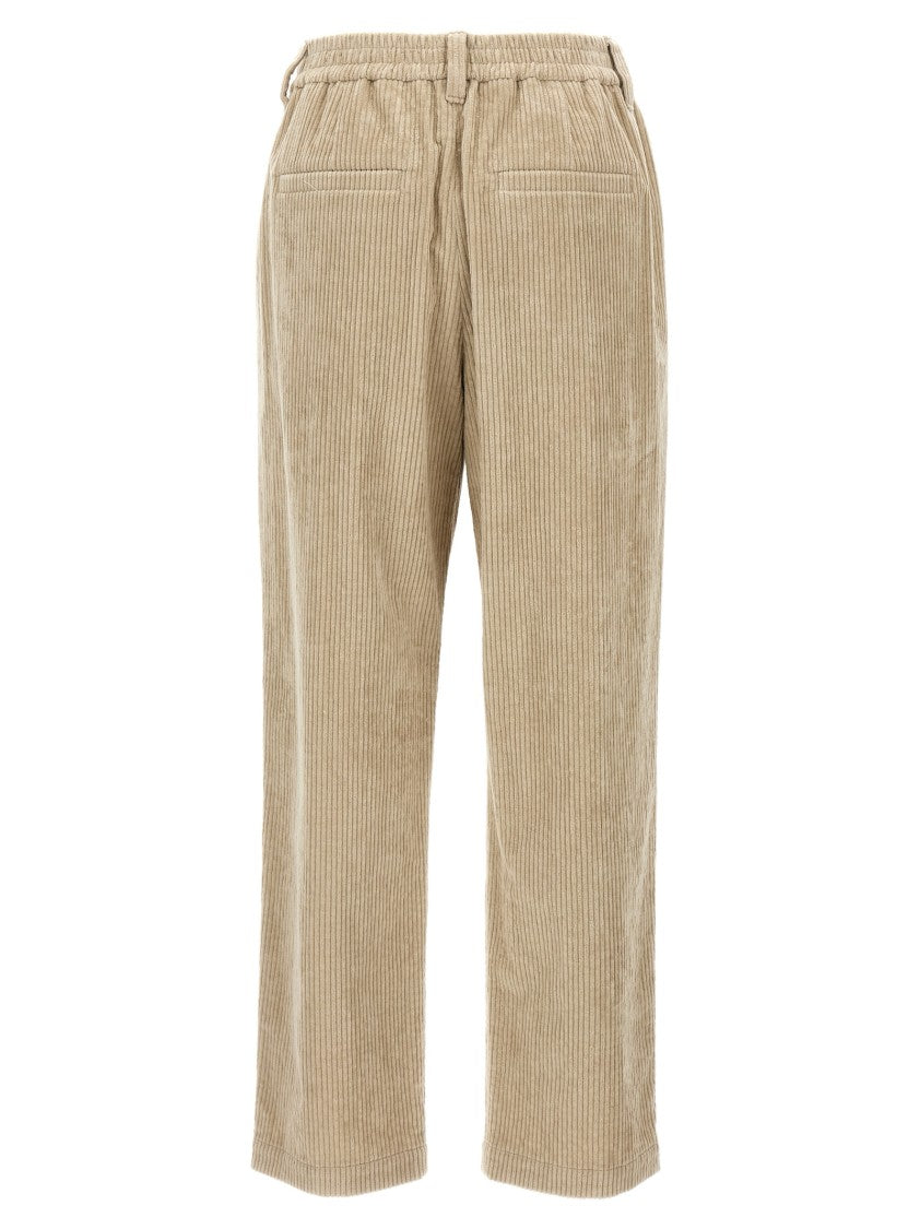 Brunello Cucinelli Relaxed Fit Corduroy Trousers