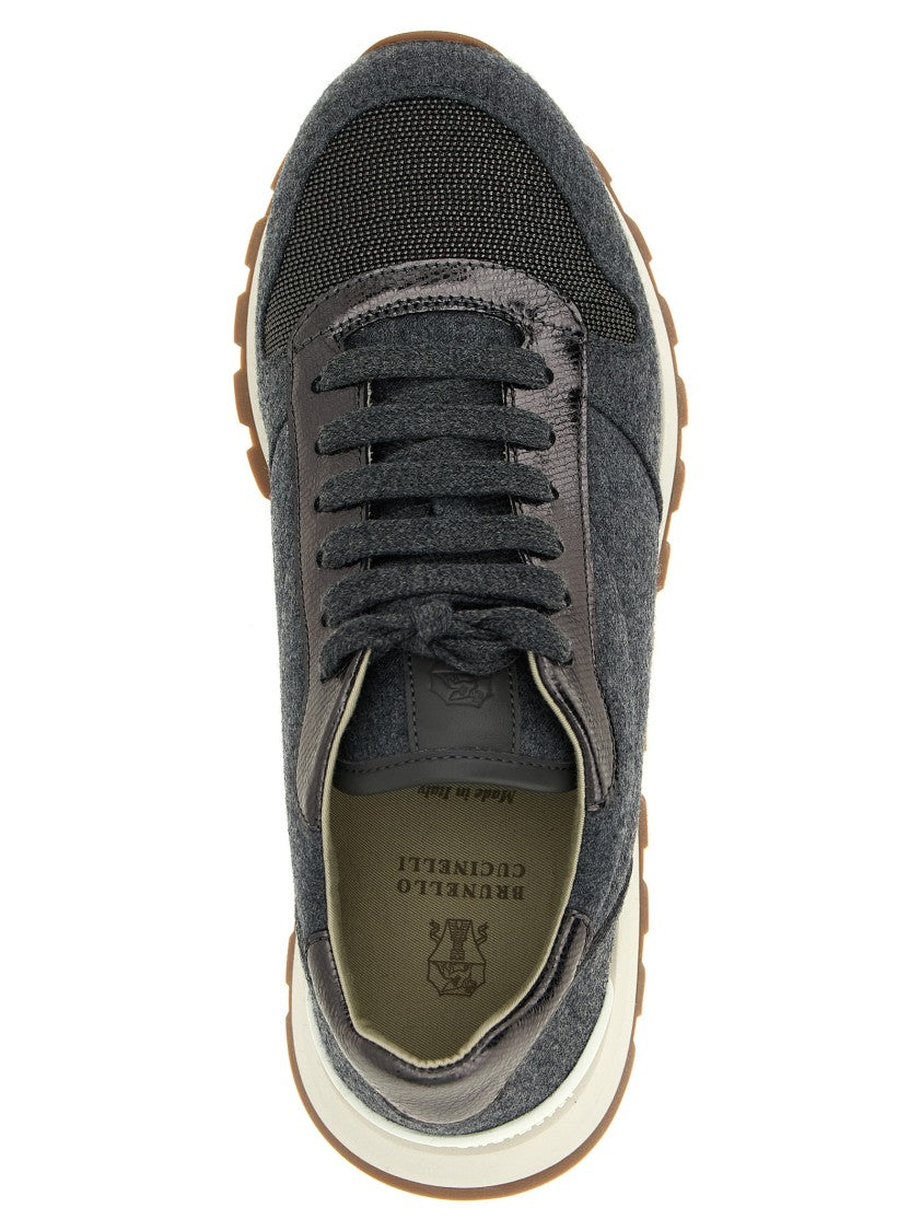 Brunello Cucinelli Runners Precious Toe' Sneakers