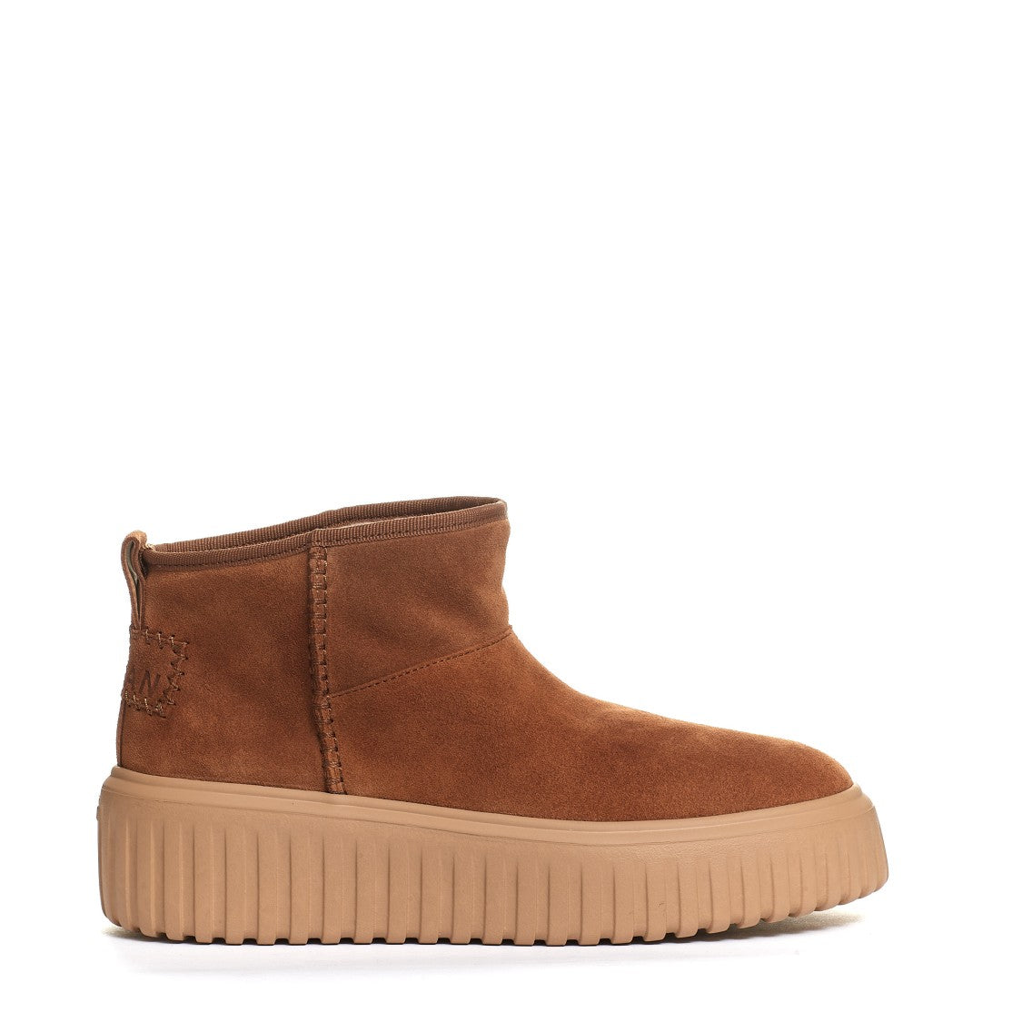 Hogan H Stripes Low Boot Leather Suede