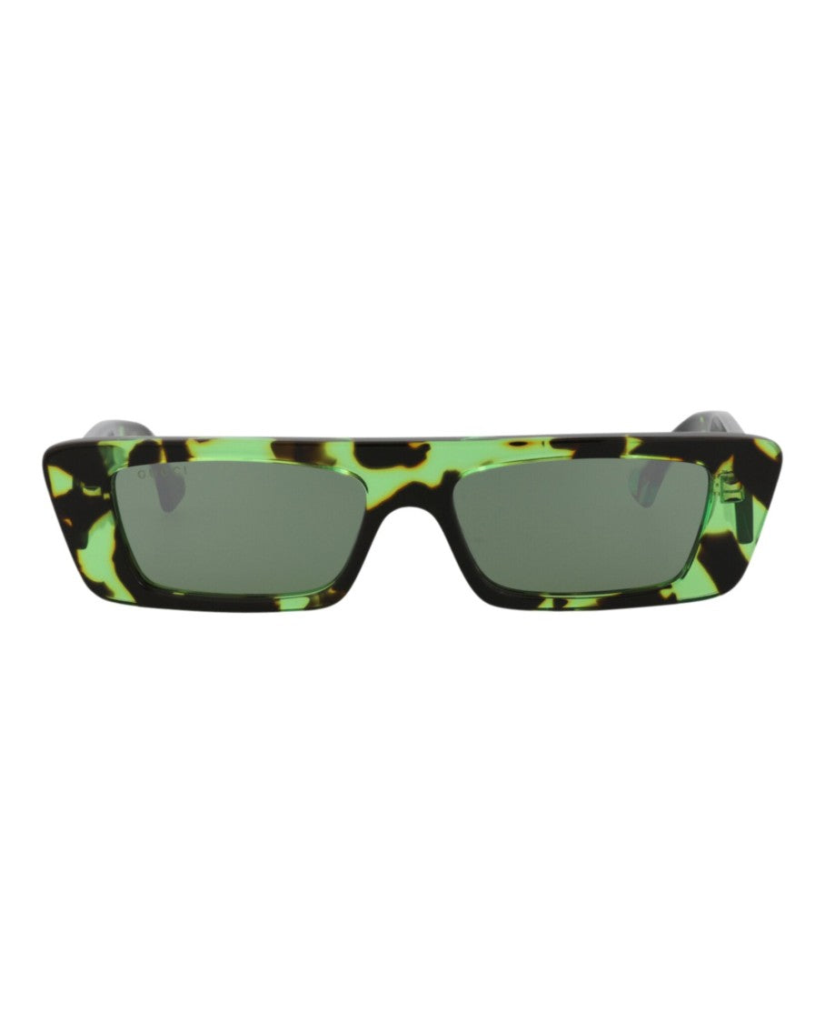 Gucci Square-Frame Recycled Acetate Sunglasses