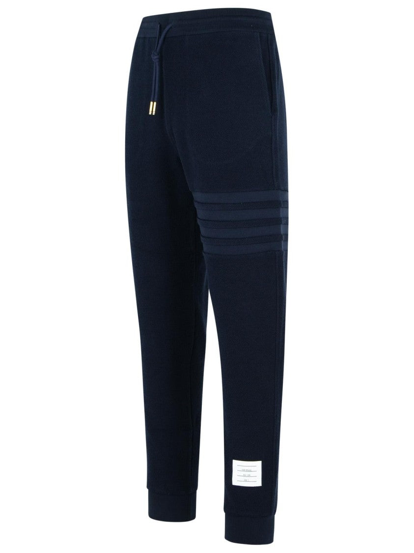 Thom Browne Jogger' Navy Cotton Pants