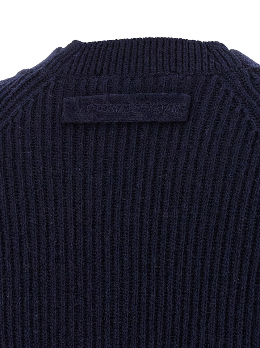 Victoria Beckham Stepped Hem' Cardigan