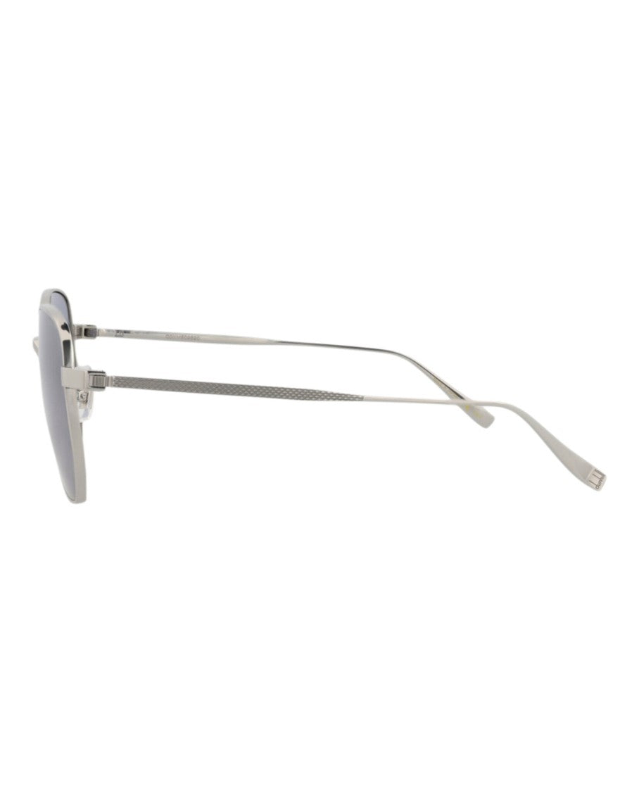 Dunhill Square-Frame Titanium Sunglasses