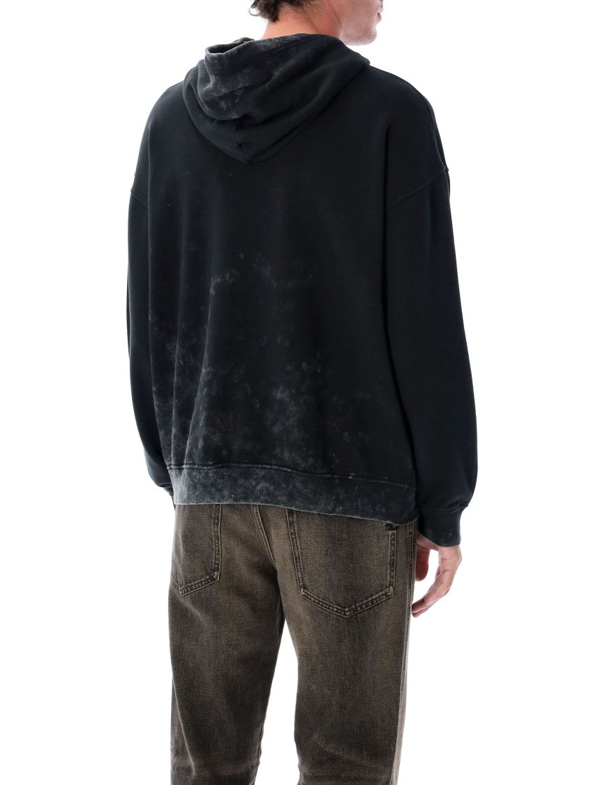 Diesel S-Boxt-Hood-T10 Relaxed-Fit Black Hooded Sweatshirt