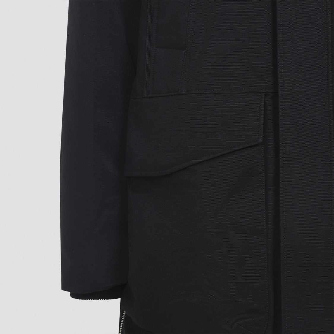 Moose Knuckles Dawson Black Cotton Parka