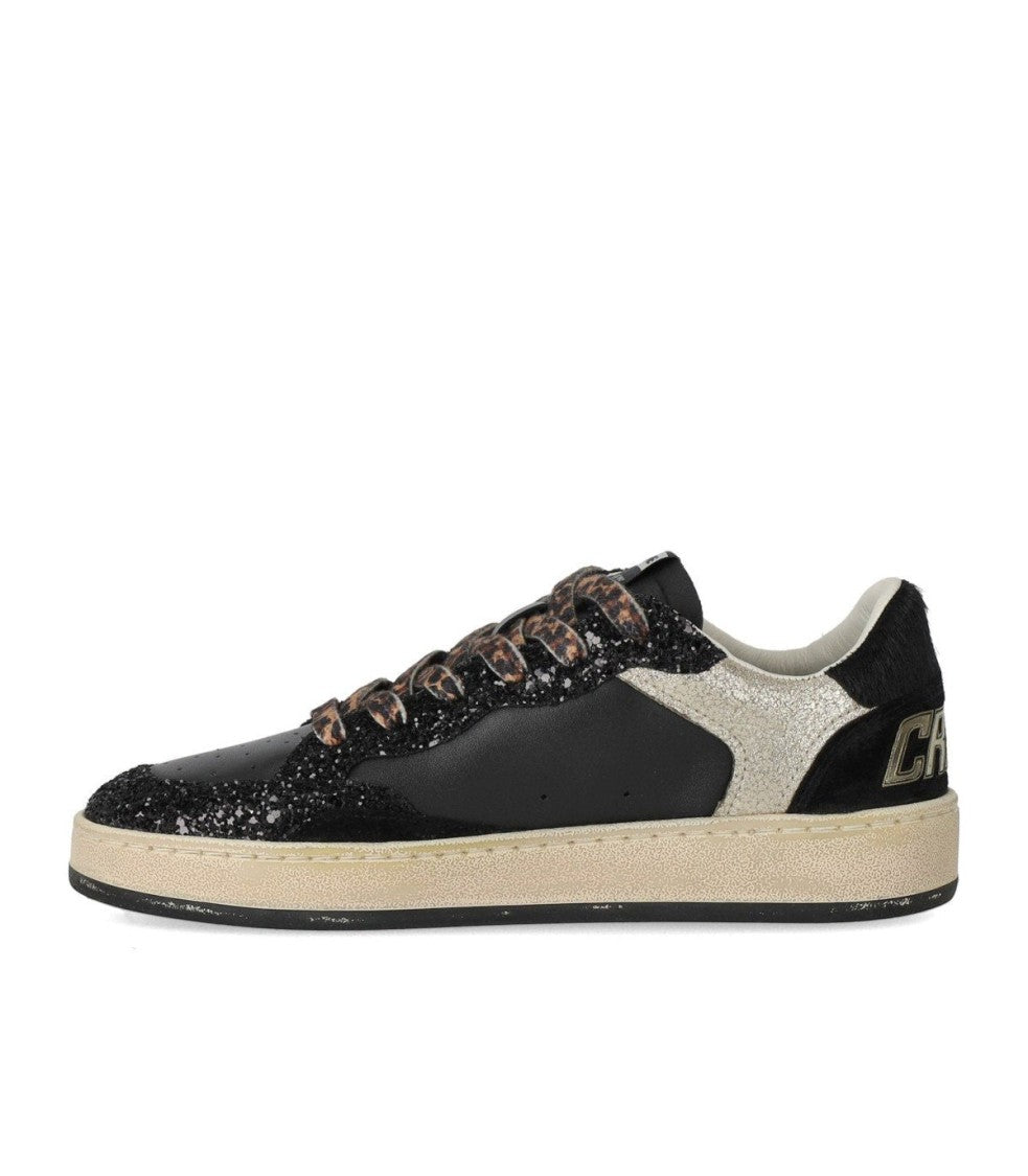 Crime London Sk8 Deluxe Black Sneaker