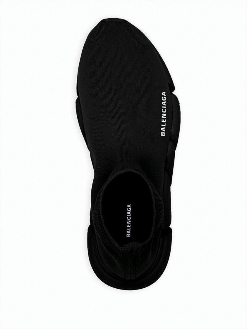Balenciaga Chunky Sole Sock-Style Black Sneakers