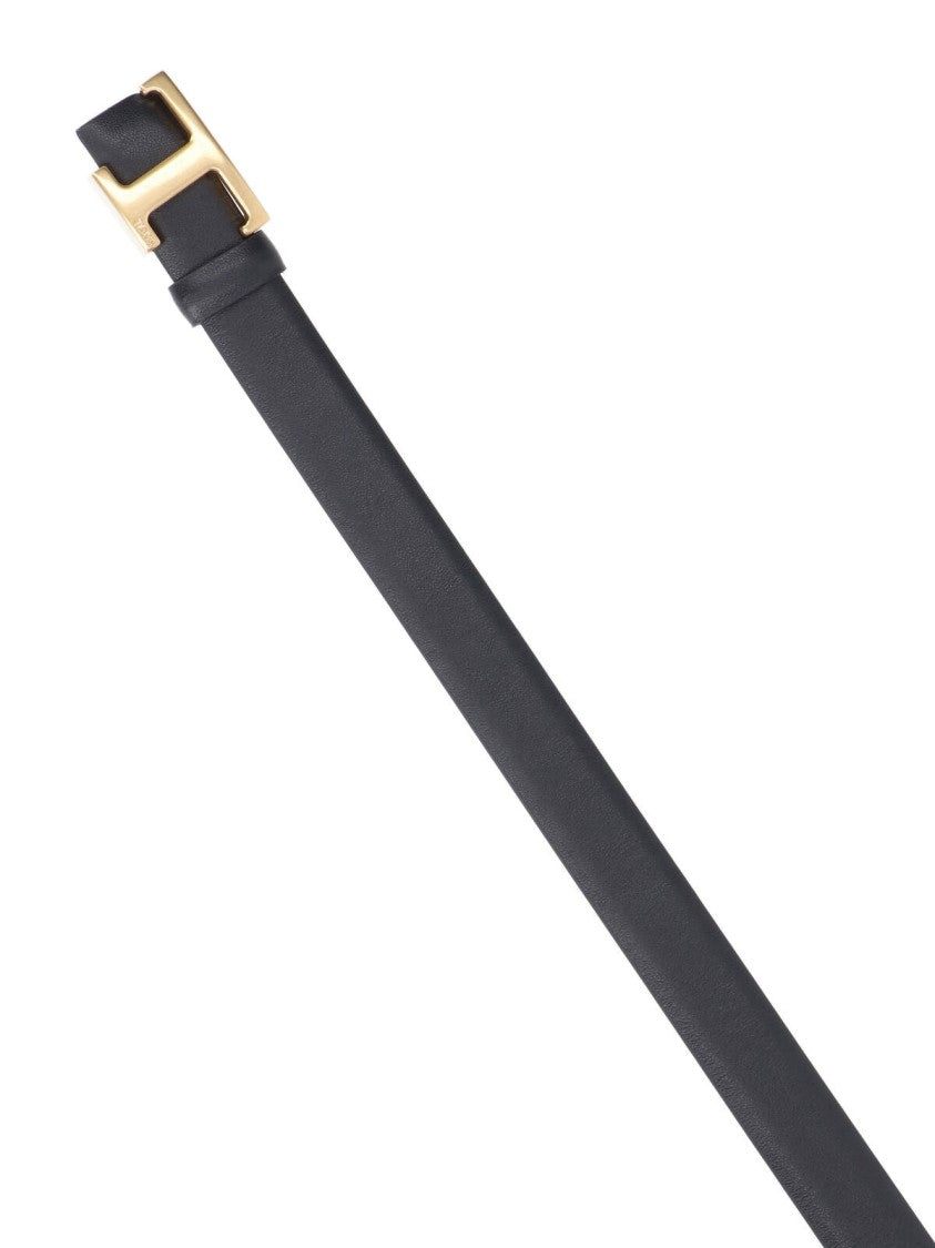 Tod's Reversible Hammered Leather Tod's Belt
