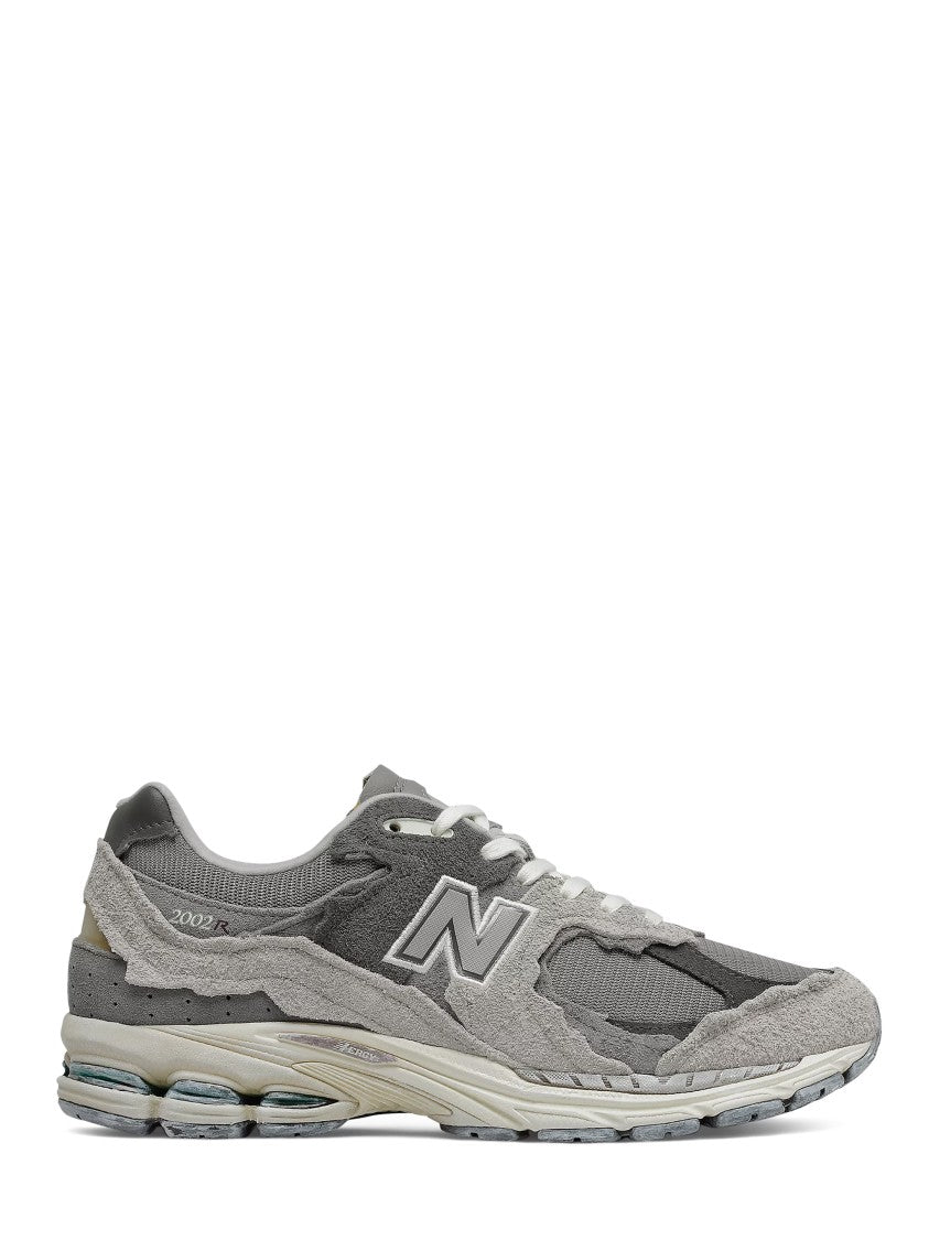 New Balance Layered Grey Sneakers With Suede And Mesh Elements