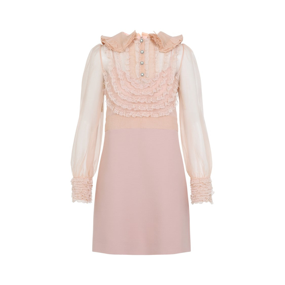 Valentino Pink Silk Mini Dress