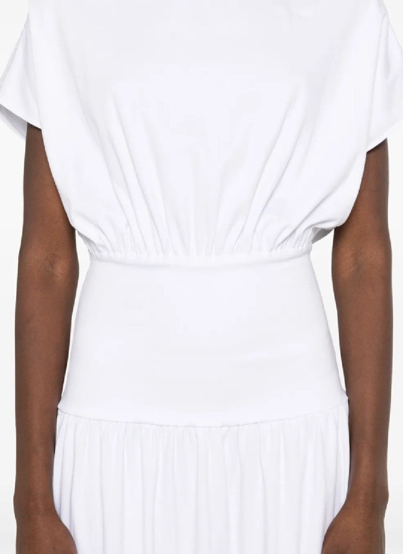 Fabiana Filippi Relaxed Silhouette Midi Dress With Cinched Waist