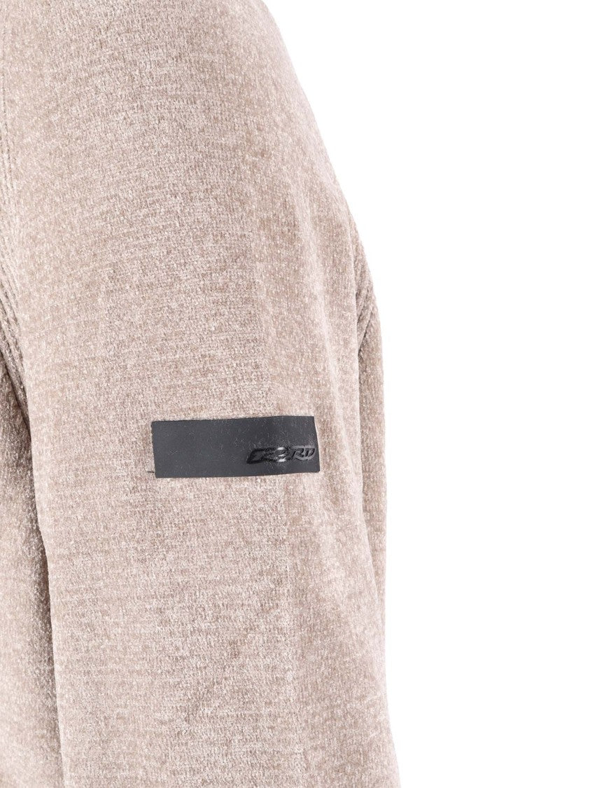 Rrd Velvet Turtleneck Knit With Ribbed Details