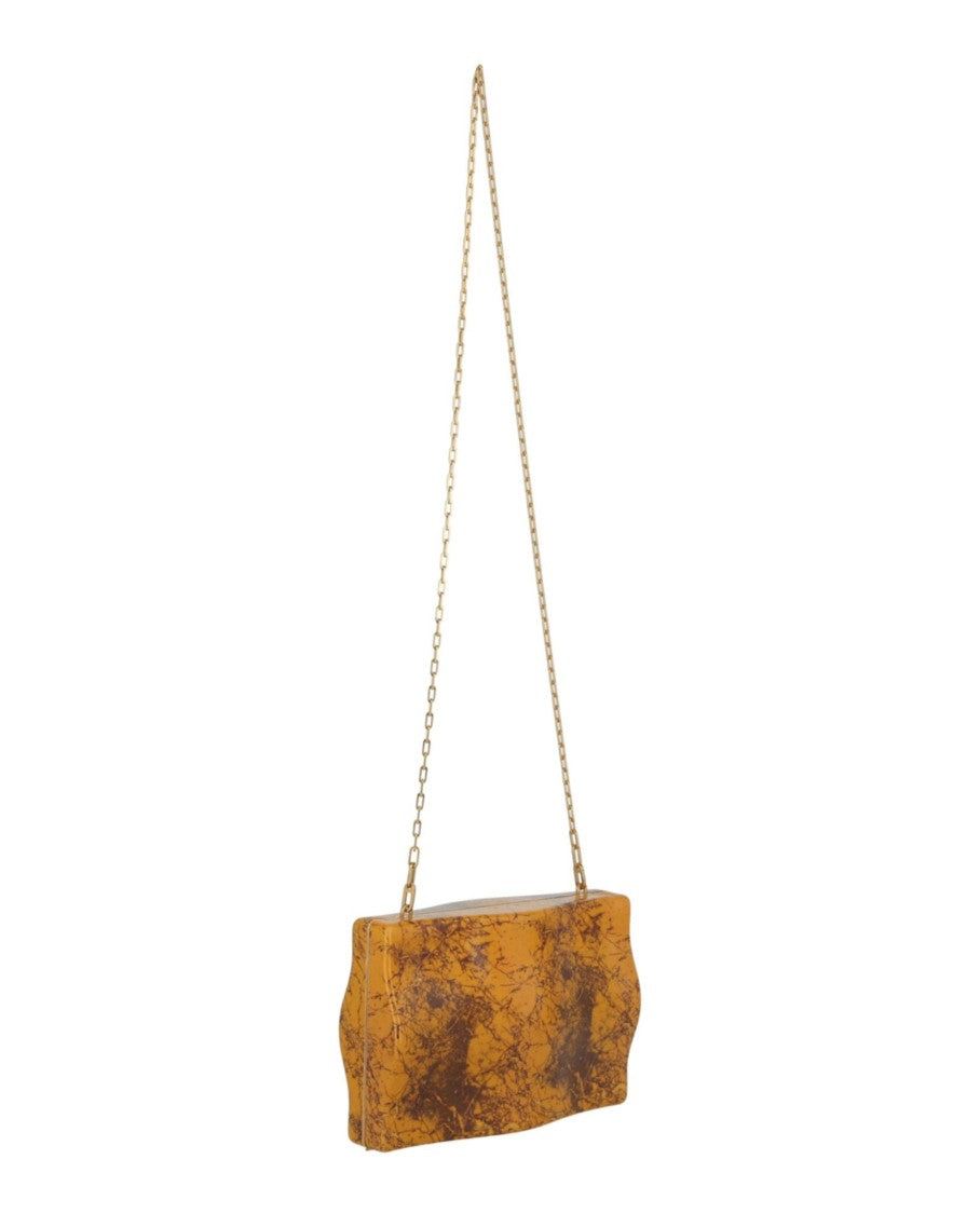 Bottega Veneta Spazzolato Leather Clutch Bag