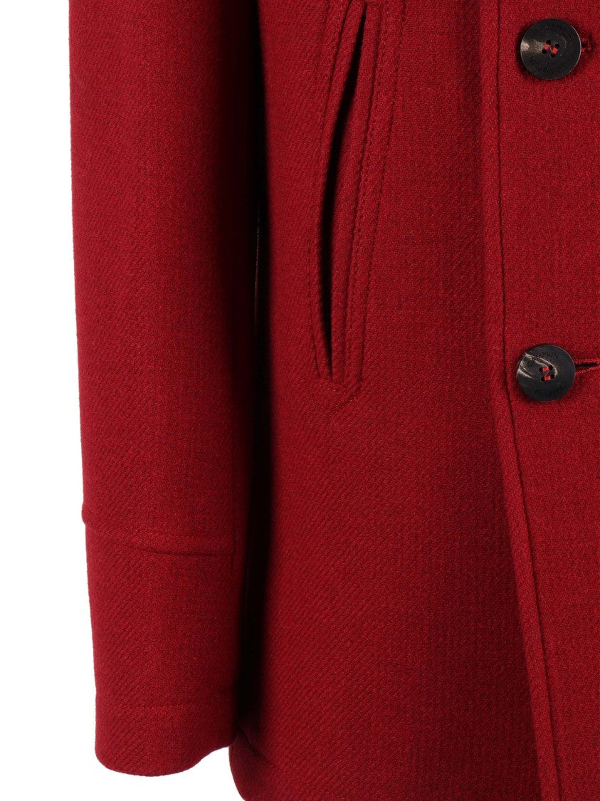 Camplin Island - S Double-Breasted Wool Coat