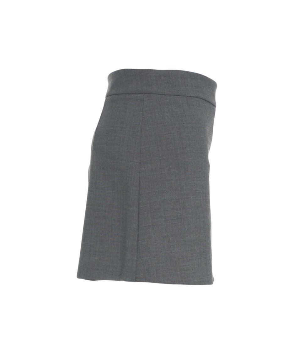 Ottod'ame A-Line Culotte With Distinctive Front Zipper