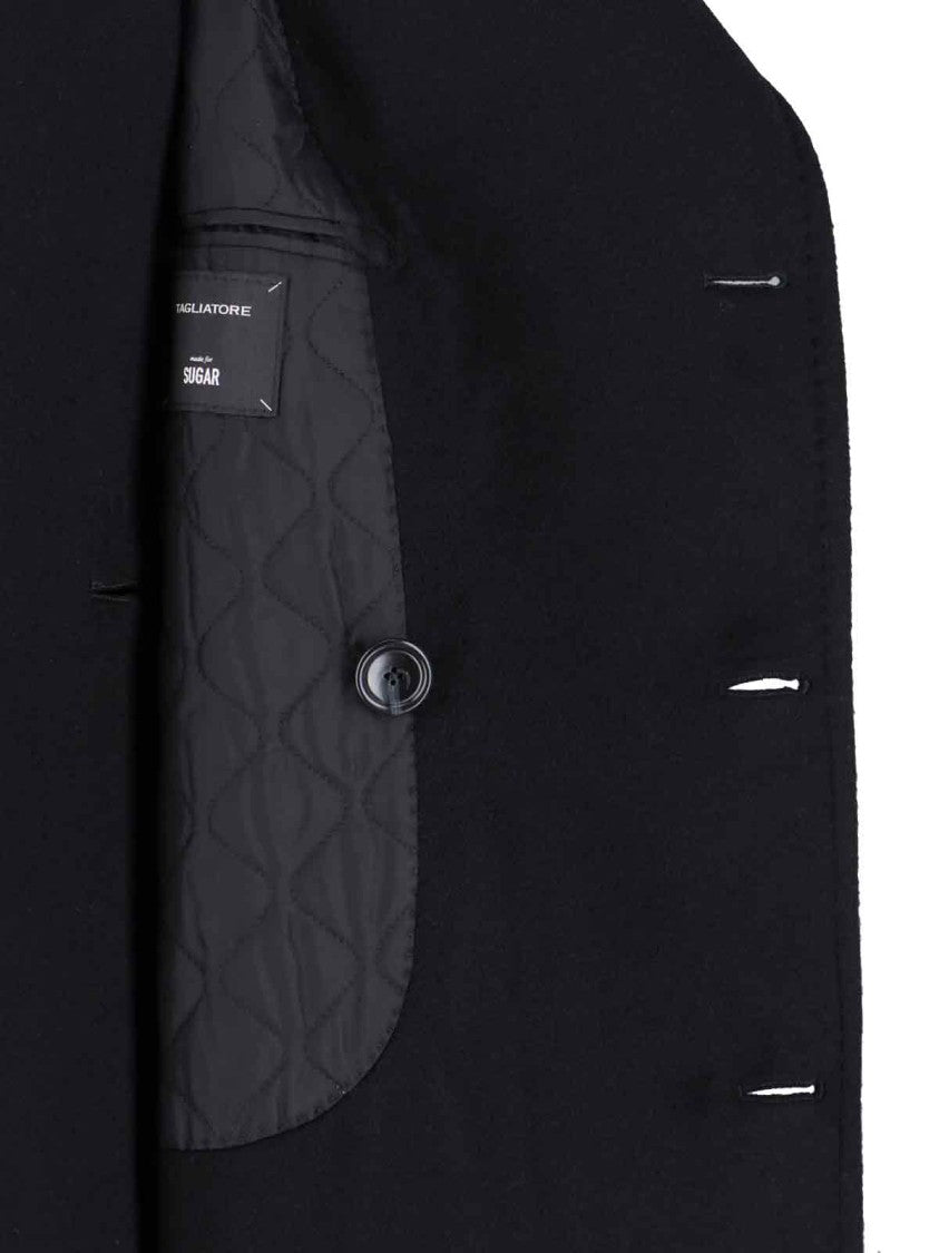 Tagliatore Tailored Black Jacket With Structured Design