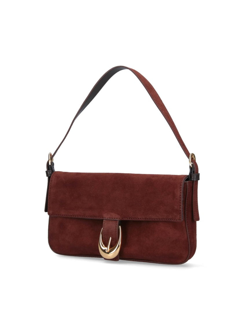 Staud "Harlow" Shoulder Bag – Brown