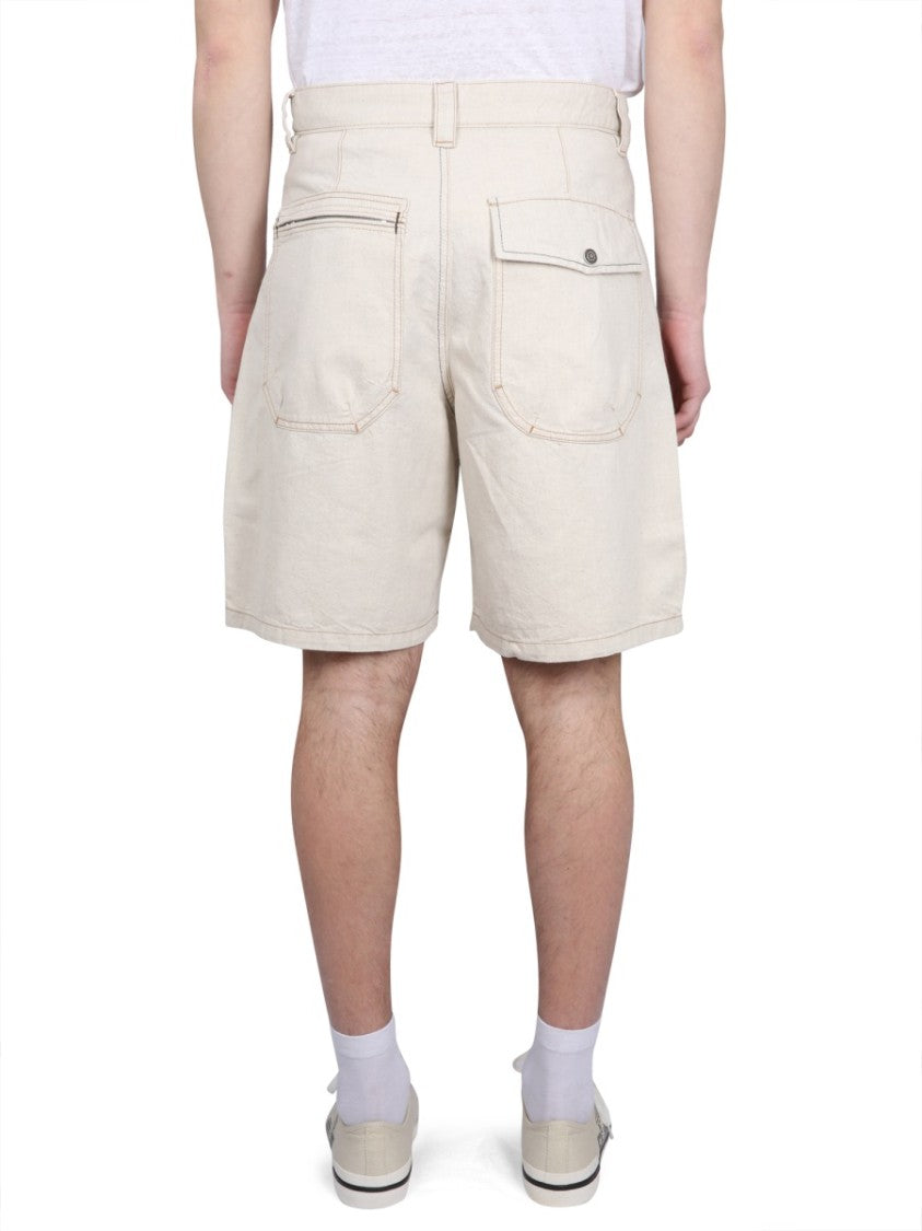 Isabel Marant Peio Denim Bermuda Shorts