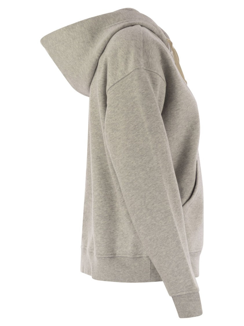 Max Mara Dog - Cotton Zipped Sweatshirt