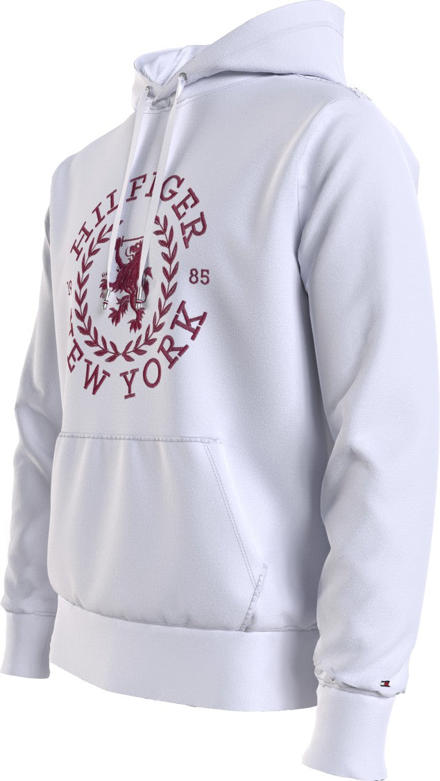 Tommy Hilfiger White Cotton Hoodie