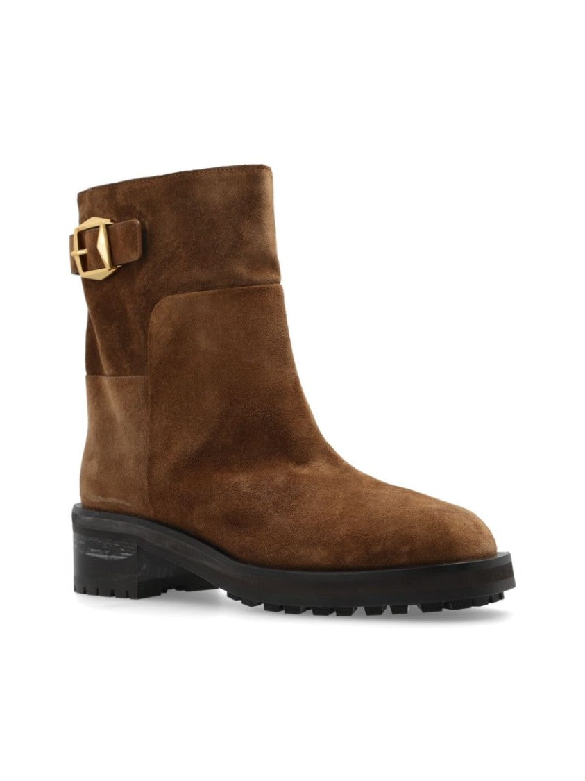 Jimmy Choo Ankle Boots With Rounded Toe And Heel