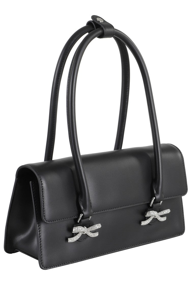 Self-Portrait Rectangular Soft Leather Shoulder Bag