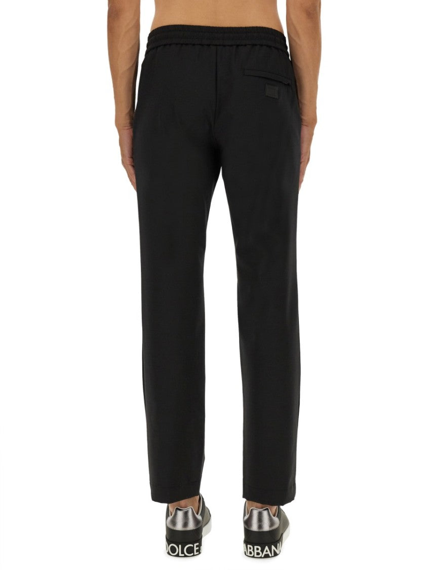 Dolce & Gabbana Refined Wool Blend Jogging Pants