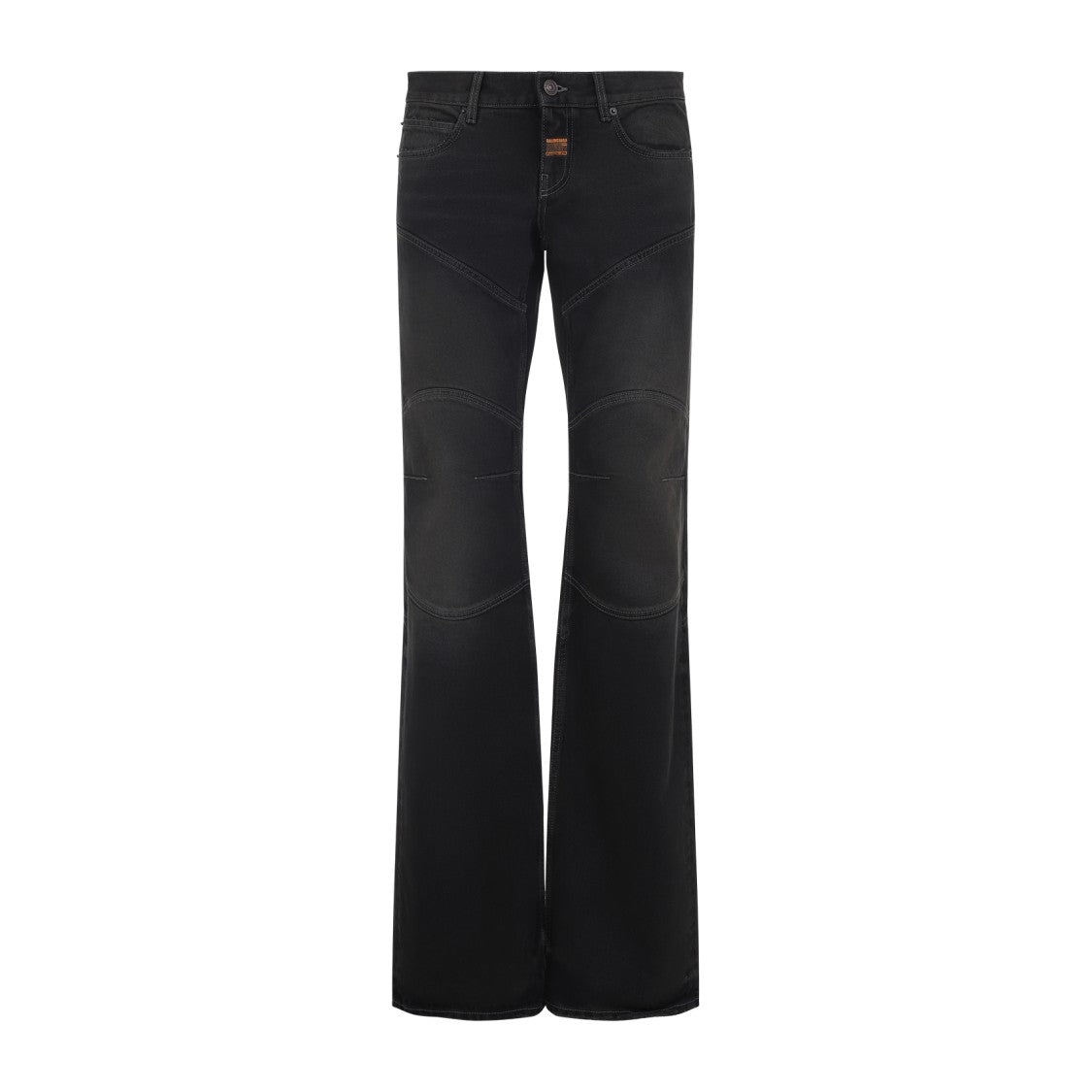 Balenciaga Flared Leg Trousers With Unique Stitching