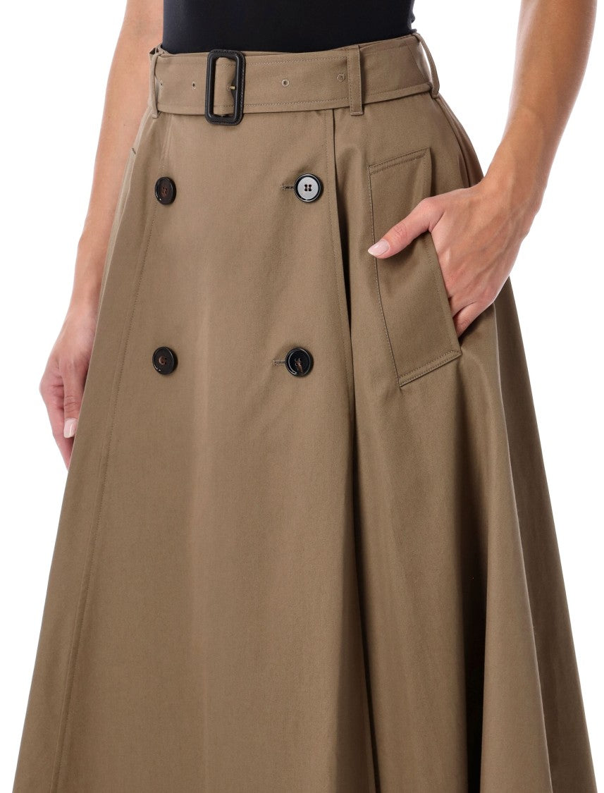 Burberry Brenda Trnech Midi Skirt