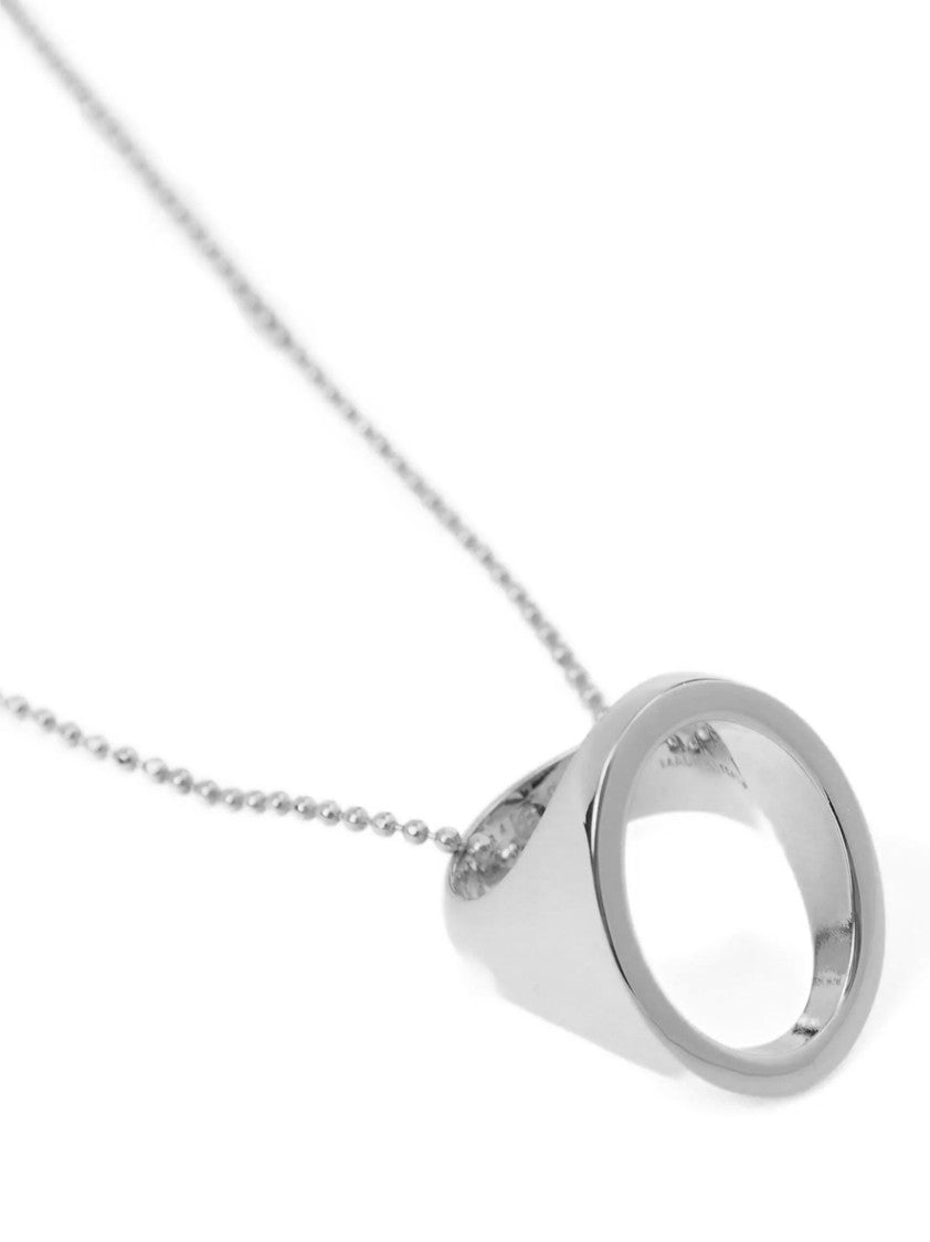 Mm6 By Maison Margiela Anello Chevalière' Necklace