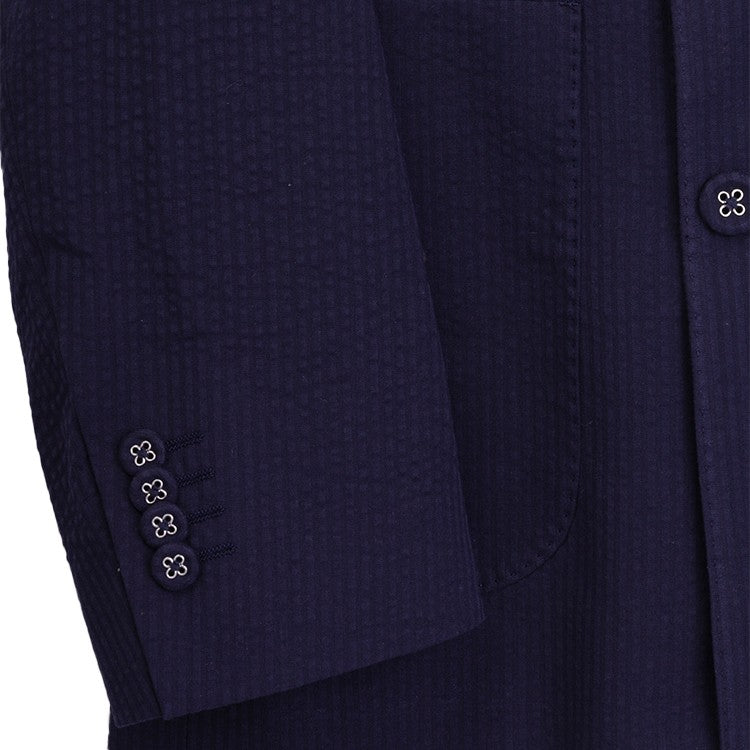 Officine Generale Double-Breasted Jacket With Notch Lapels