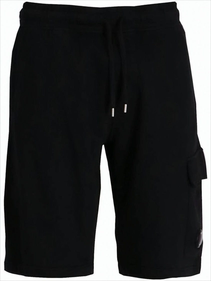 C.P. Company Relaxed Fit Cargo Shorts With Elastic Waistband