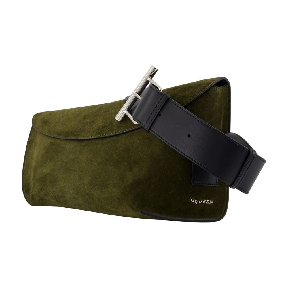 Alexander Mcqueen T-Bar Sling Large Crossbody In Smooth Calfskin
