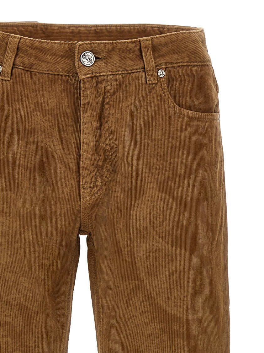 Etro Paisley' Velvet Pants