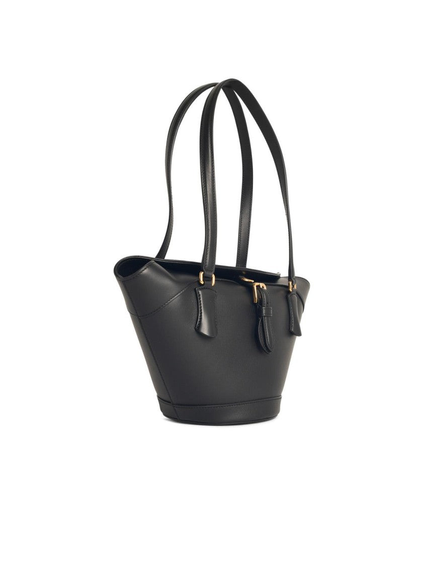 Dolce & Gabbana 'Sunset' Black Leather Bag