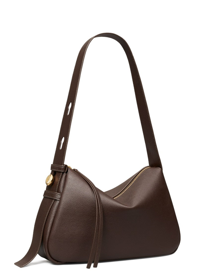 Tory Burch Structured Flap Closure Shoulder Bag With Chain-Link Strap