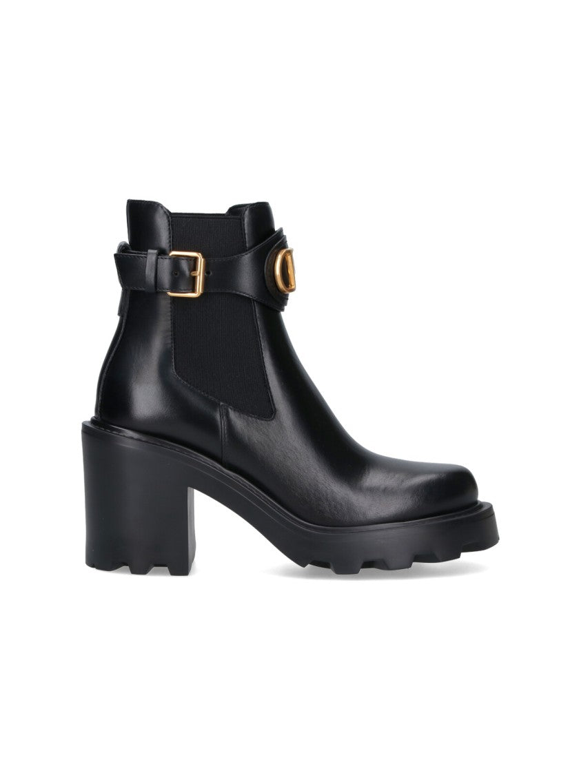 Valentino Garavani Black Ankle Boots