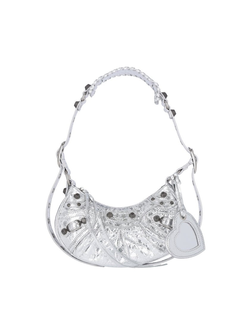 Balenciaga Compact Rectangular Shoulder Bag With Smooth Lamb Leather Finish