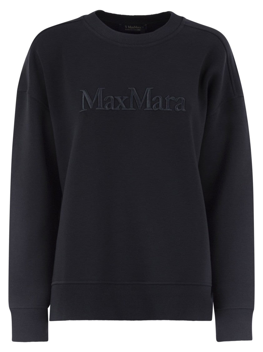 Max Mara Monza - Cotton Sweatshirt With Logo